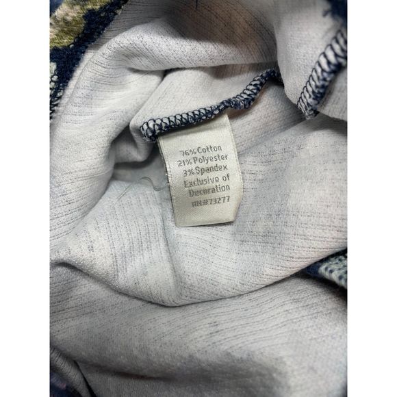 LC Lauren Conrad Blue Floral Skirt L - Picture 3 of 5